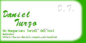 daniel turzo business card